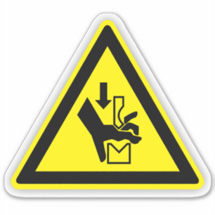 Etikett für Handdrückteile