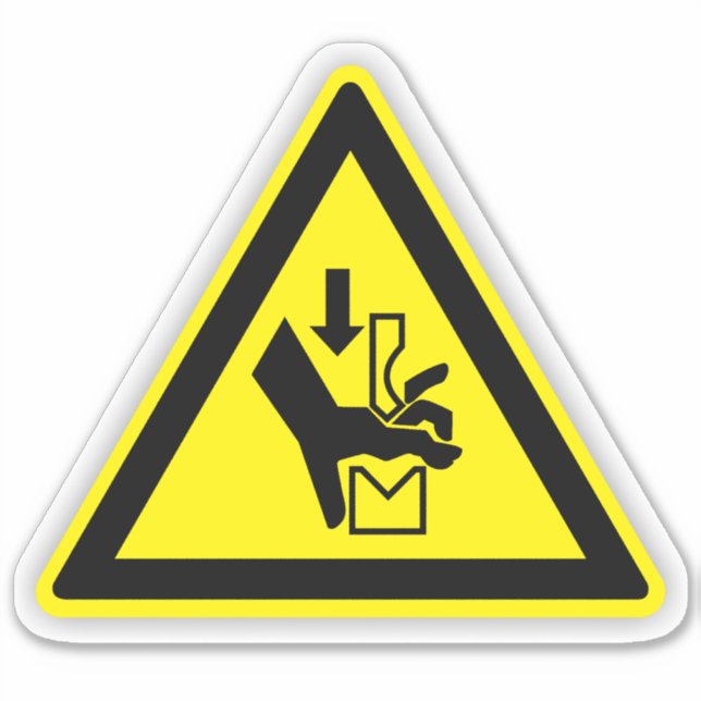 Etikett für Handdrückteile (Vorderseite)