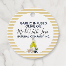Etikett für hausgemachte Backöle