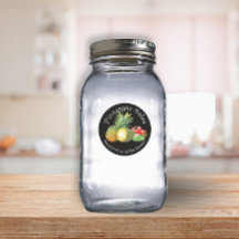 Etikett für hausgemachtes Einmachgeschäft-Pineappl