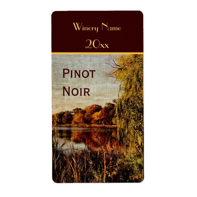 Etikett für Herbstwein (Vorne)