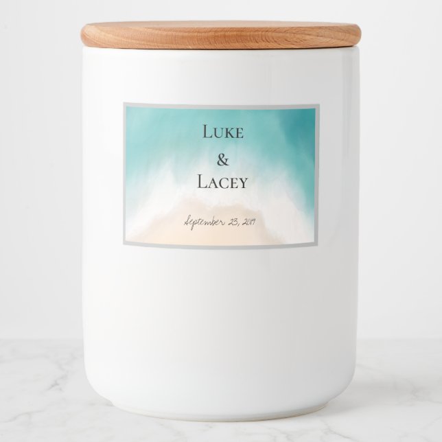 Etikett für Hochzeitsbier (Vorderseite)