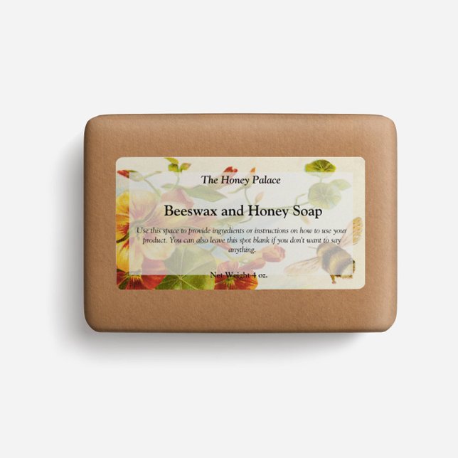 Etikett für Honigbienenseife (Von Creator hochgeladen)