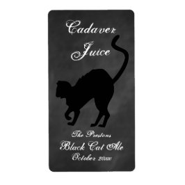 Etikett für Kadaver-Saft