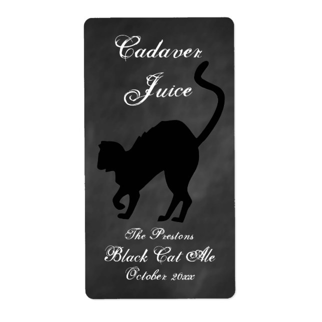 Etikett für Kadaver-Saft (Vorne)