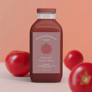 Etikett für Kraft- und Rustikale Tomatensauce
