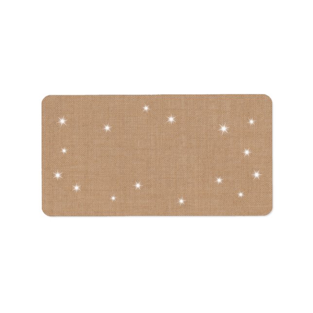 Etikett für leuchtende Leuchten Adressaufkleber (Vorne)