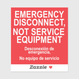 Etikett für nicht betriebsbereites Gerät mit Notab