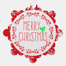 Etikett für Papier und Geschenkkarte Ornament Karte