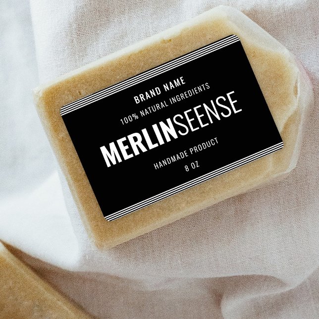 Etikett für personalisierte Naturseife (Von Creator hochgeladen)