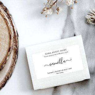 Etikett für personalisierte Seife