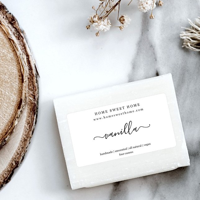 Etikett für personalisierte Seife (Von Creator hochgeladen)