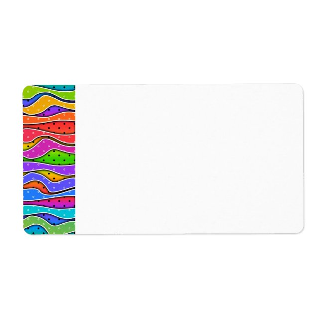 ETIKETT FÜR RAINBOW-STRIPEN (Seite) (Vorne)