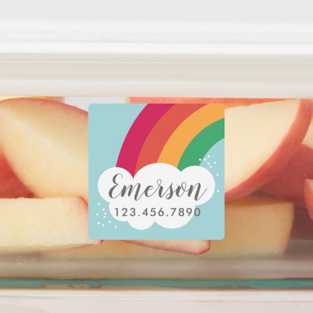 Etikett für Regenbogenkinder wasserdichte Aufklebe (Befestigt)