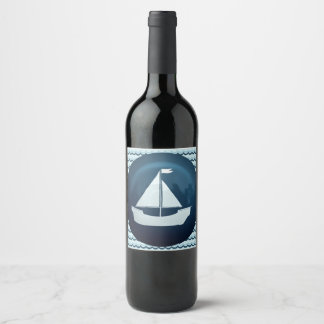 Etikett für Sailboat