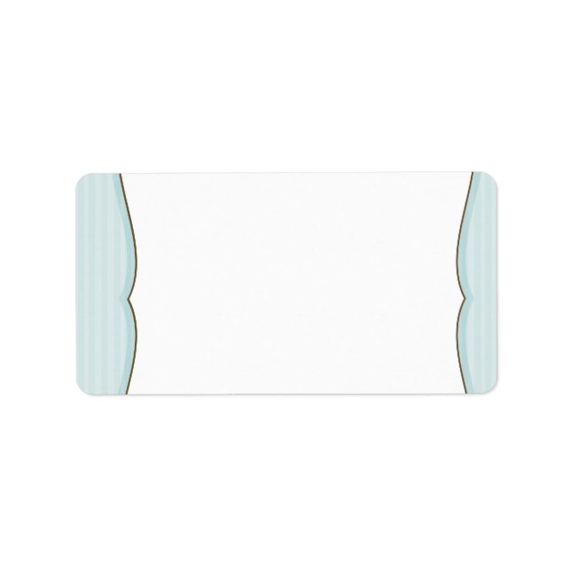 Etikett für Strip-Adresse Adressaufkleber (Vorne)