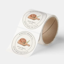 Etikett für Vintages Brot