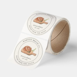 Etikett für Vintages Brot Runder Aufkleber