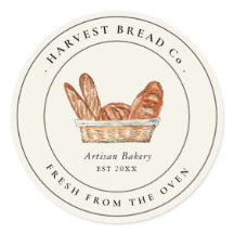 Etikett für Vintages Brotlaib