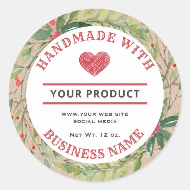 Etikett für Vintages Kraftwaschmittel Runder Aufkleber (Vorderseite)