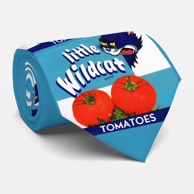 Etikett für Wildcat-Tomaten Krawatte (Gerollt)