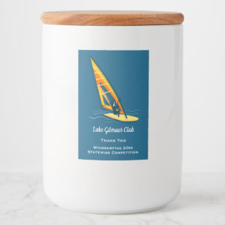 Etikett für Windsurfnahrung