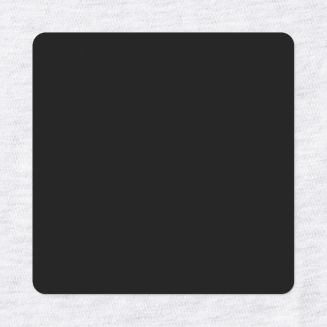 Etikett mit mittelquadratischem Eisen (Design 1)