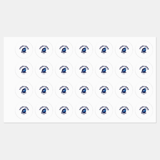 Etikett mit mittlerem kreisförmigem Eisen (Blatt)