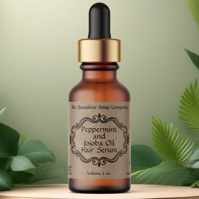 Etikett mit Vintagem Rahmen-Beutel Adressaufkleber (Von Creator hochgeladen)