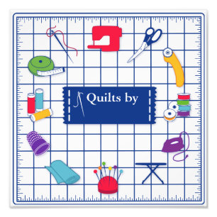 Etikett "Quiltzeit" anpassen Fotodruck