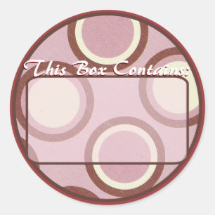 Etikett Runder Aufkleber