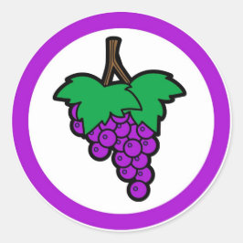 Etiketten für den Weinleckenkreis Runder Aufkleber