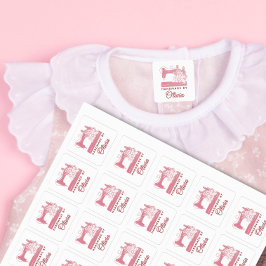 Etiketten für kundenspezifische Nähbekleidung