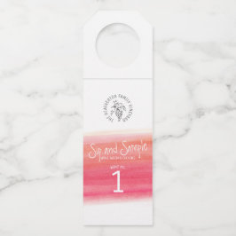 Etiketten für Rotwein Flaschenanhänger