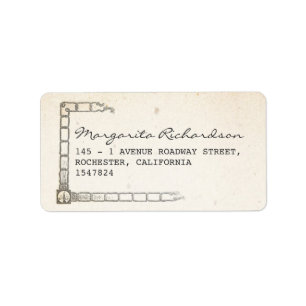 Etiketten für Schiffe und Seile Adressaufkleber