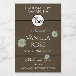 Etiketten für Verpackungen von Holzkörnern