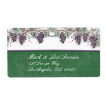 Etiketten für Weinliebhaber