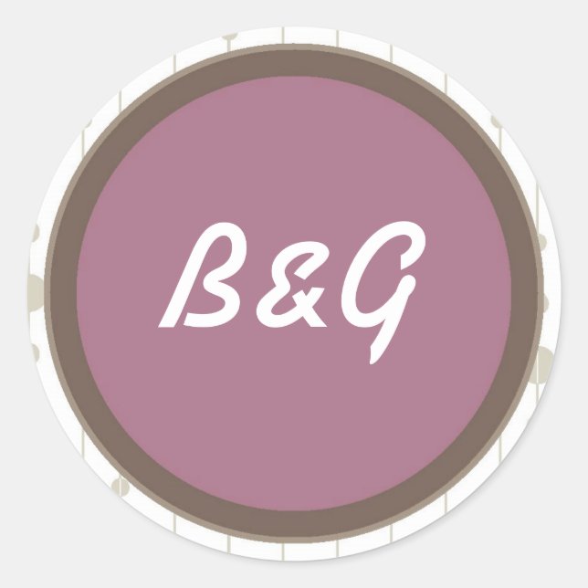 Etiketten Runder Aufkleber (Vorderseite)