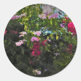 Etikettenrolle  runder aufkleber