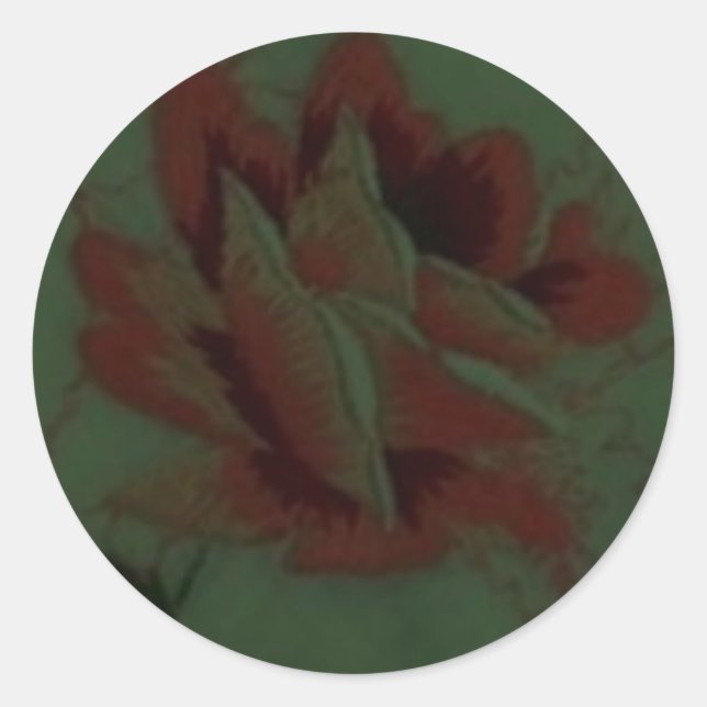 Etikettenrolle  runder aufkleber (Vorderseite)