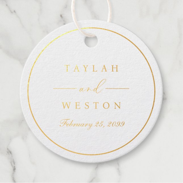 Etikettenschilder für Gastgeschenk Hochzeiten im F Geschenkanhänger (Vorderseite)