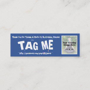 Etikettieren Sie meine Cosplay Fotos auf Facebook Telefonnummerkarte