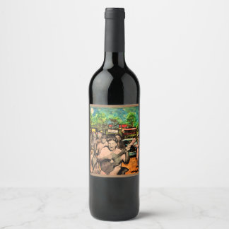 Etikettierung für Wein (8,9 cm x 10,2 cm) Weinetikett