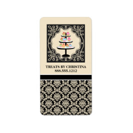 Etikettierung von Backwaren für gewerbliche Zwecke Adressaufkleber