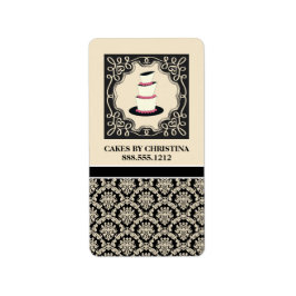 Etikettierung von Backwaren für gewerbliche Zwecke Adressaufkleber