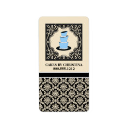 Etikettierung von Backwaren für gewerbliche Zwecke Adressaufkleber