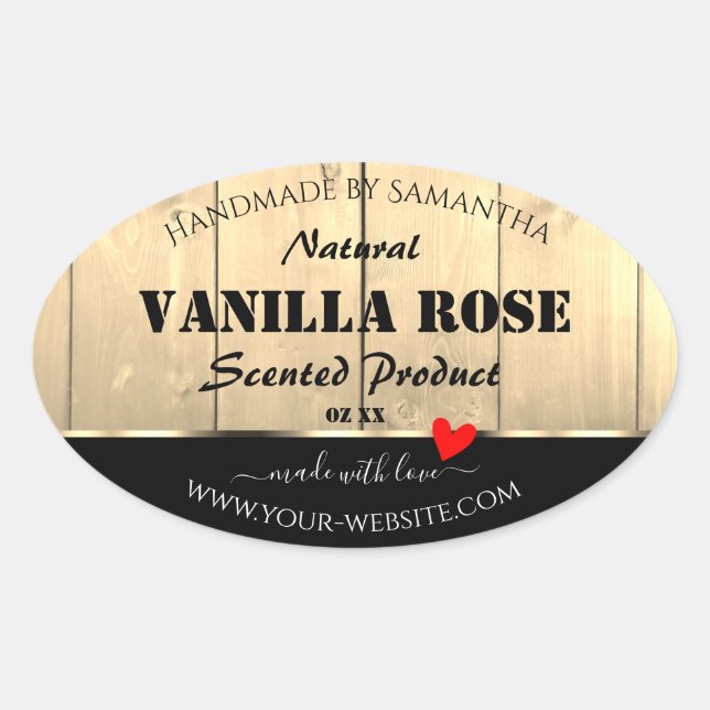 Etikettierungen für hellbraune Holzplatten Ovaler Aufkleber (Vorderseite)