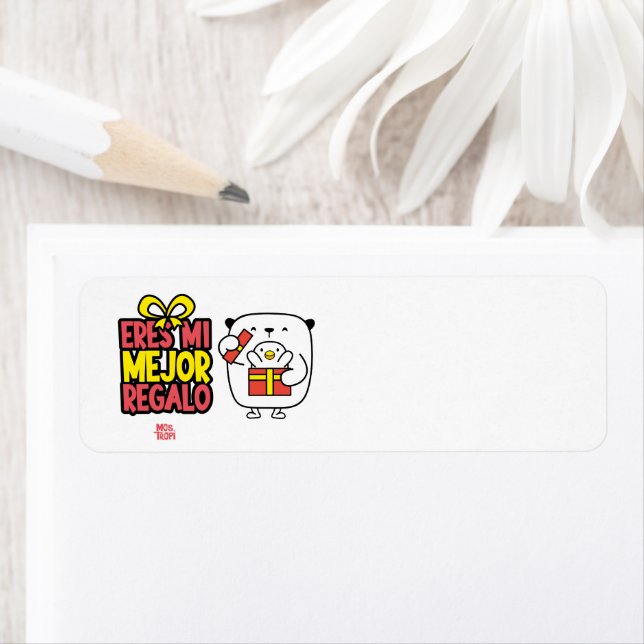 Etiqueta remitente│Eres mi mejor regalo (Insitu)