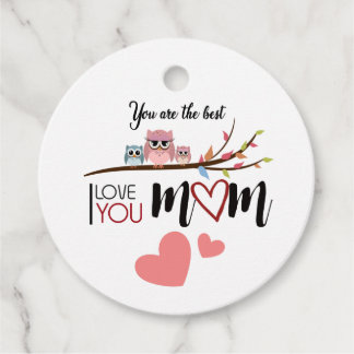 Etiquetas para recuerdos para mamá "Mother's Day" Geschenkanhänger