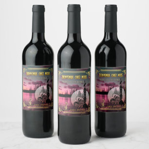 Étiquette Pour Bouteilles De Vin lot d'étiquettes Weinetikett